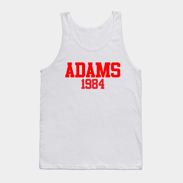 Adams 1984 (White) Tank Top by GloopTrekker